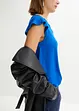 Shirt met kant van viscose, bonprix