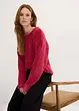 Oversized trui van zachte chenille, bonprix