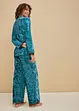 Pyjama van glanzend fluweel, bonprix