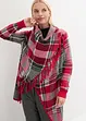 Lang vest met franjes, bonprix