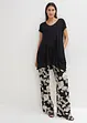 Longtop van viscose, bonprix