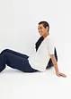 Shirt met ronde hals van zachte viscose, bonprix
