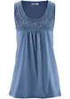 Katoenen longtop met kant, bonprix