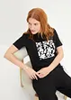 T-shirt met bloemenprint, bonprix