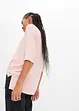 Boxy shirt met boothals, halflange mouw, bonprix