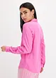 Blouse van satijn met reverskraag, bonprix