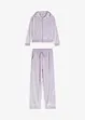 Velours jas en broek (2-dlg. set), bonprix
