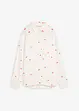 Mousselline blouse met hartjes, bonprix