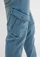 Regular fit jogging jeans met cargozakken, straight, bonprix