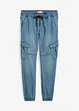 Regular fit jogging jeans met cargozakken, straight, bonprix