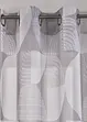 Transparant gordijn met print (1 stuk), bonprix