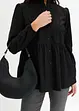 Lange blouse met plooitjes, bonprix