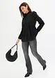 Lange blouse met plooitjes, bonprix