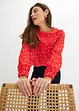 Longsleeve van jerseycrêpe, bonprix