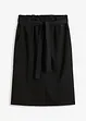 Jersey rok met geweven details, bonprix