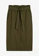 Jersey rok met geweven details, bonprix
