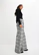 Geruite Marlene Dietrich broek, bonprix
