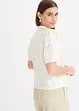 Blouse met korte mouw van katoen, bonprix
