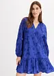 Jurk met bloemen-applicatie, bonprix