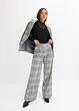 Geruite Marlene Dietrich broek, bonprix