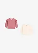 Baby sweater van biologisch katoen (set van 2), bonprix
