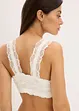Bralette zonder beugels met sluiting voorop, bonprix