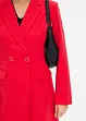 Lange blazer met V-hals, lange mouw, bonprix