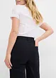 Wijde broek van puur katoen, high waist, bonprix