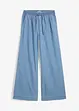 Wide leg jeans mid waist met comfortband, bonprix