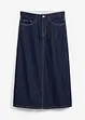 Midi spijkerrok, mid waist, bonprix