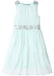 Chiffon meisjes jurk met paillettenband, bonprix
