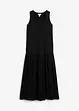 Maxi jurk met materiaalmix, bonprix