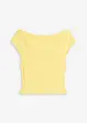 Off-shoulder shirt van puur biologisch katoen, bonprix