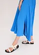 Twill rok met een vloeiende viscosemix, bonprix