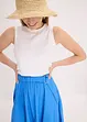 Twill rok met een vloeiende viscosemix, bonprix