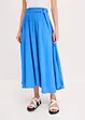 Twill rok met een vloeiende viscosemix, bonprix