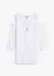 Cold shoulder shirt van soepele viscose, bonprix