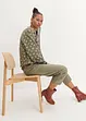 Oversized blouse van luchtige mousseline, bonprix