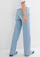 Wide leg jeans, high waist, low stretch, bonprix