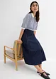 Spijkerrok in wikkellook, super soft, bonprix