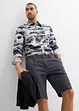 Chino bermuda met vouw, relaxed fit, bonprix