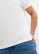 T-shirt van biologisch katoen, slim fit (set van 2), bonprix