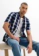 T-shirt van biologisch katoen, slim fit (set van 2), bonprix