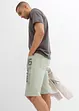 Jeans bermuda met print, regular fit, bonprix
