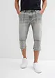 Regular fit 3/4 stretch jeans, straight, bonprix