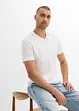 T-shirt ( set van 2) van puur biologisch katoen, slim fit, bonprix