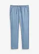 Instapjeans met linnen regular fit, straight, bonprix