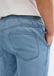 Instapjeans met linnen regular fit, straight, bonprix