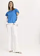 Shirt met volants op de mouwen, bonprix