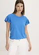 Shirt met volants op de mouwen, bonprix